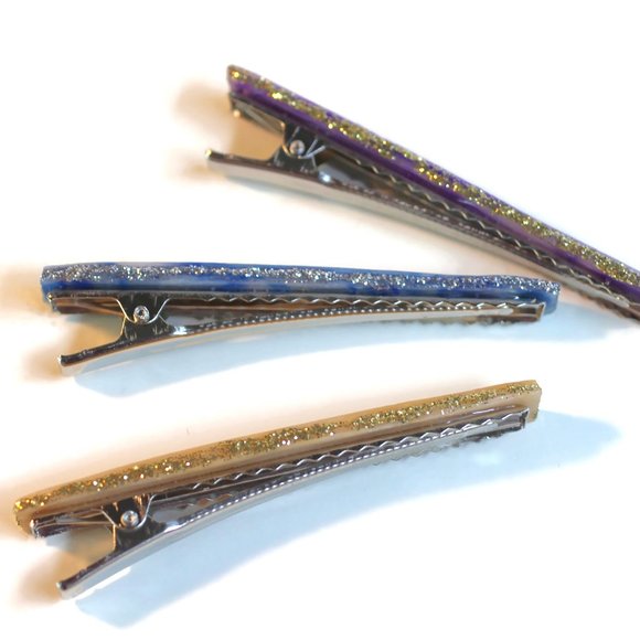 Sheer Color Trio Alligator Clips - Picture 5 of 6